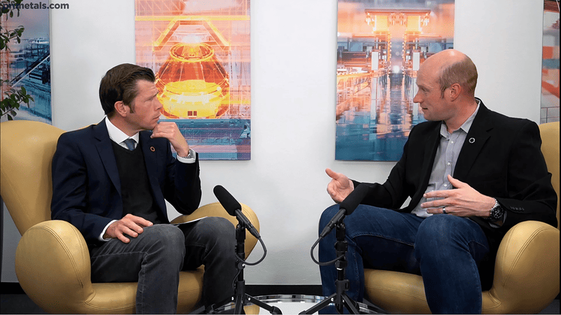 Image of the Pioneers Talk host and guest Stefan Mühlböck