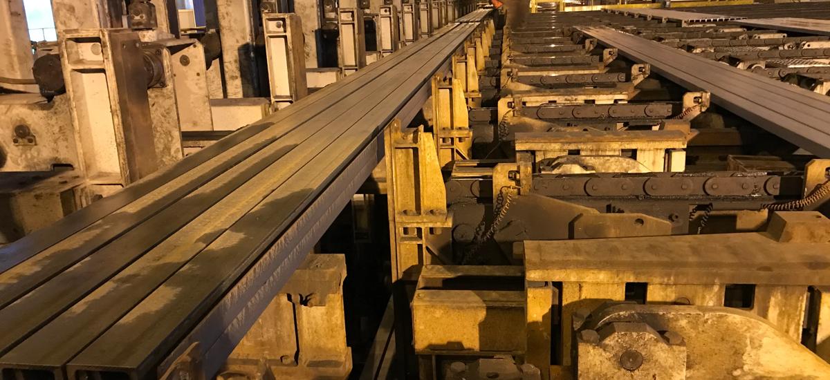 Stacking station for sections from Primetals Technologies