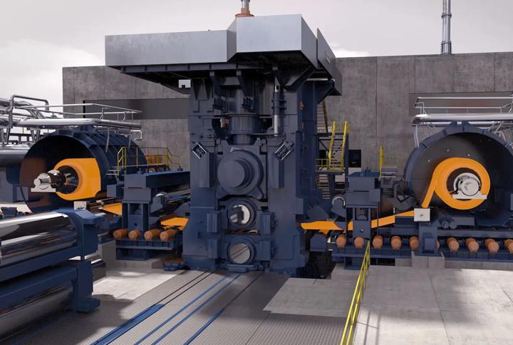Rendering of a Steckel Mill