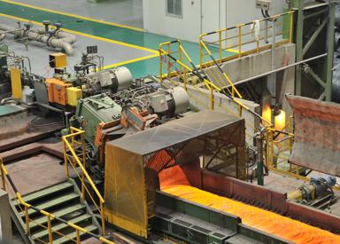 An image of two wire-rod mills