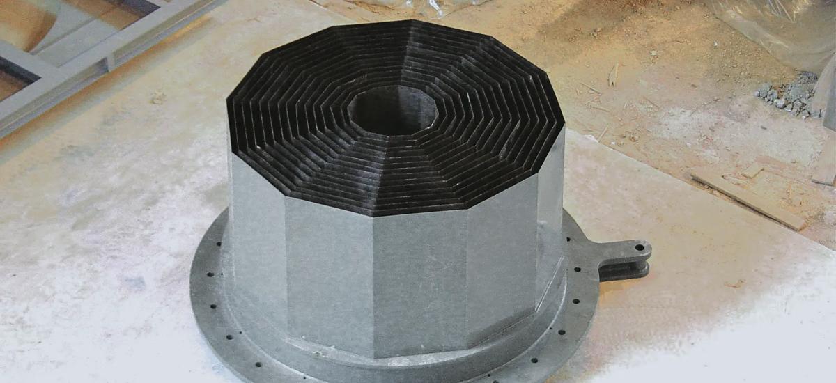 Fin type anode