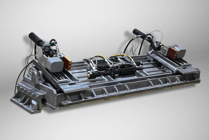 Inductor system for work rolls from Primetals Technologies.