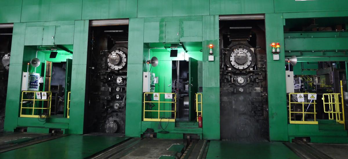 6-high Universal Crown Control Mill (UCM) from Primetals Technologies at complex Tosyali-Toyo Celik A.Ş. in the city of Osmaniye, Turkey.