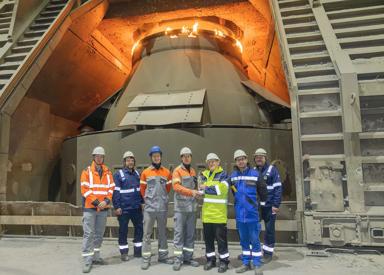 プライメタルズ テクノロジーズはアルセロール ミッタル アイゼンヒュッテンシュタット向けにLD転炉（BOF）2号機のサスペンションシステム更新を完工しました。