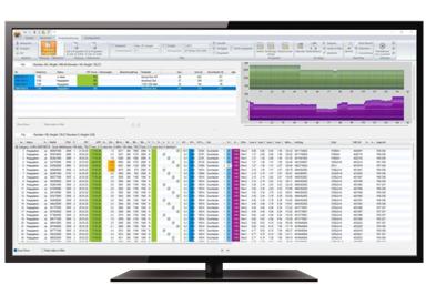 Plate Mill Scheduler HMI screen showing optimized production scheduling and real-time tracking of quality parameters, ensuring efficient workflow and consistent plate quality throughout the manufacturing process.