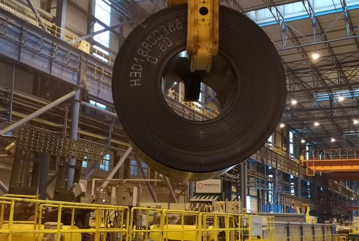 Arvedi ESP mill no. 4 supplied by Primetals Technologies to Rizhao Steel Group Co., Ltd. in Rizhao, China, produced ultra-thin hot strip with a thickness of 0.6 millimeter for the first time in October.