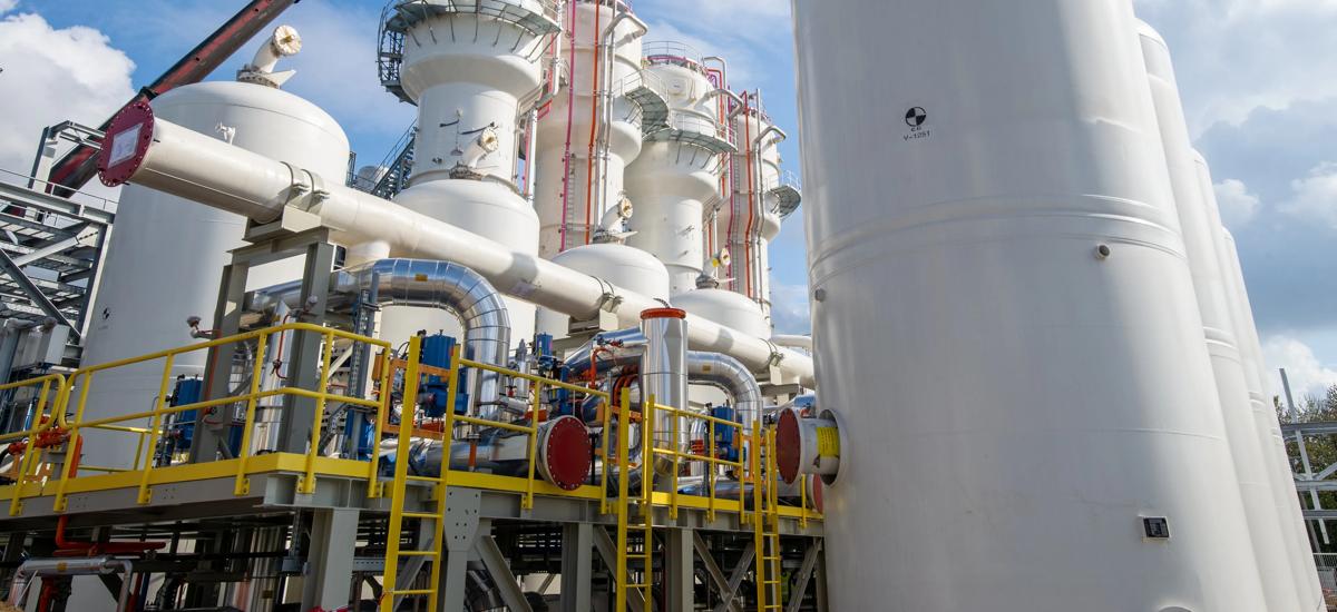 Steelanol plant in Ghent, Belgium