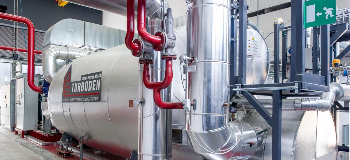 Gas recovery turbine by Turboden (© Turboden Ltd.)