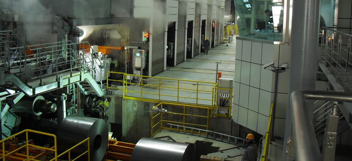 Cold rolling mill from Primetals Technologies at Tangshan Iron and Steel Group Co. Ltd.