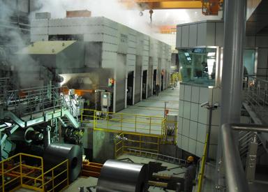Cold rolling mill from Primetals Technologies at Tangshan Iron and Steel Group Co. Ltd.