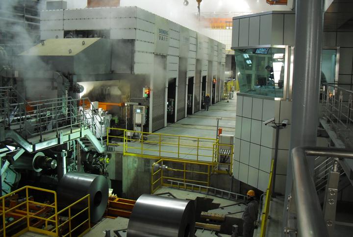 Cold rolling mill from Primetals Technologies at Tangshan Iron and Steel Group Co. Ltd.