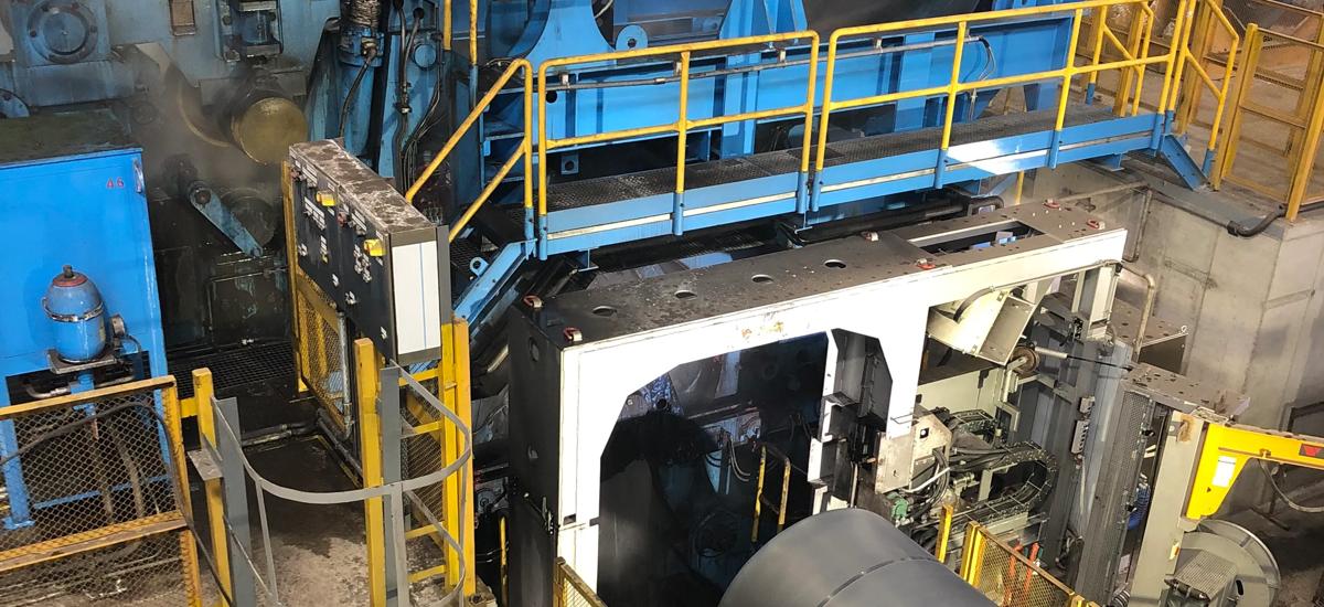 New downcoiler equipment at HSM 1700 at Ilyich Iron and Steel Works Mariupol installed by Primetals Technologies.