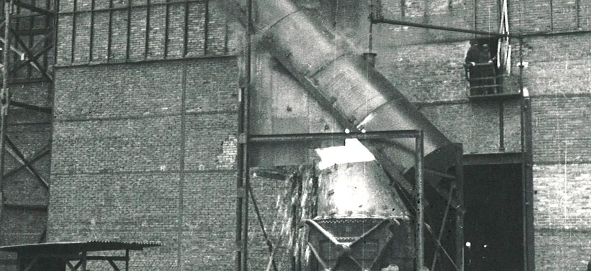 Initial oxygen-blowing attempts in Linz, Austria (October 1949)