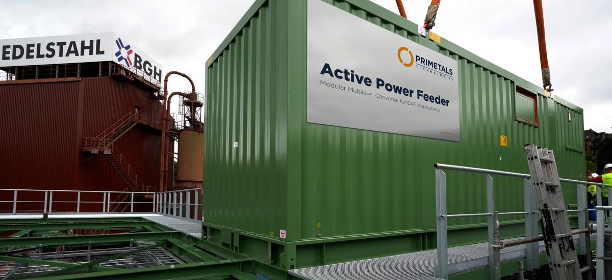 The grid-friendly power solution Active Power Feeder from Primetals Technologies is in operation at BGH Edelstahl. 