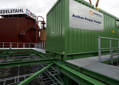 The grid-friendly power solution Active Power Feeder from Primetals Technologies is in operation at BGH Edelstahl. 