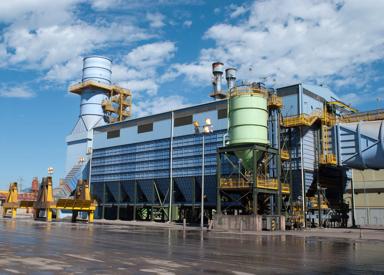 Secondary dedusting plant
