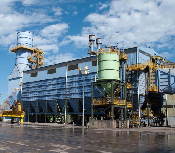 Secondary dedusting plant