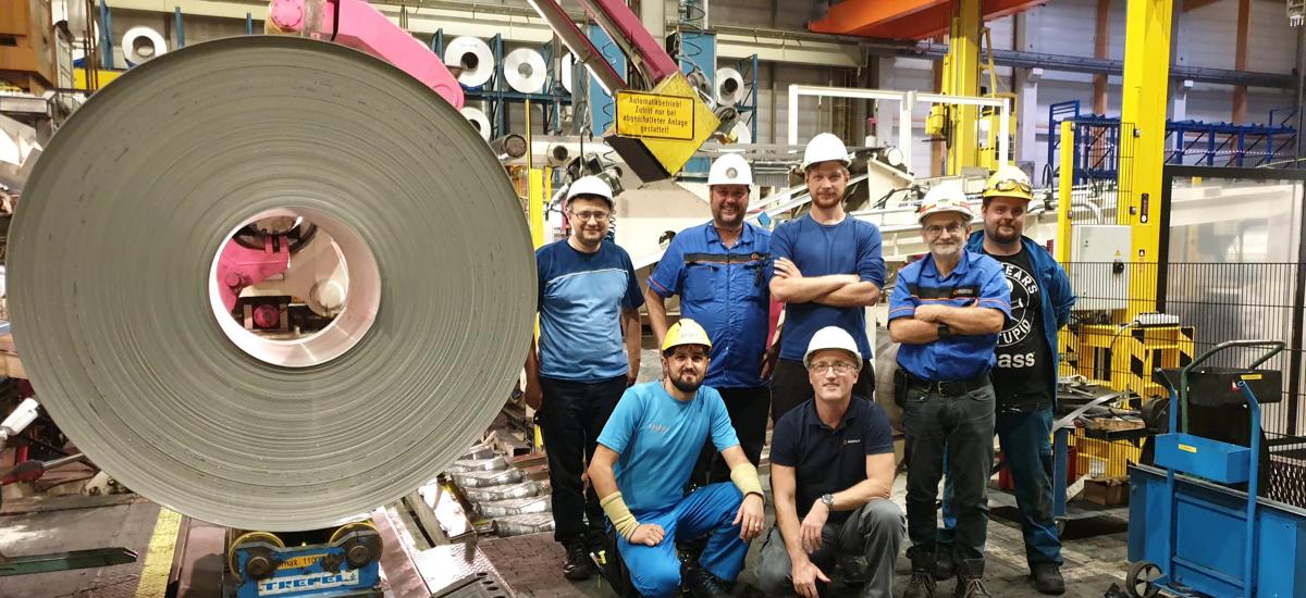 Following modernization by Primetals Technologies, the first coil produced by AMAG rolling in Ranshofen on continuous heat treatment line no. 2 met all quality criteria.