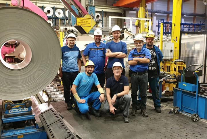 Following modernization by Primetals Technologies, the first coil produced by AMAG rolling in Ranshofen on continuous heat treatment line no. 2 met all quality criteria.