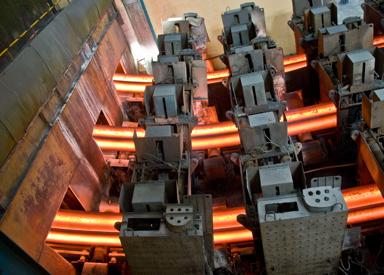 Two 3-strand beam blank/bloom casters