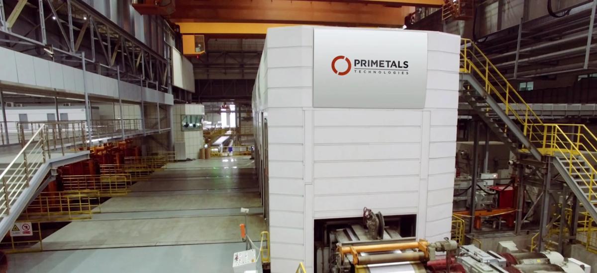 Cold rolling mill from Primetals Technologies at the Tangshan Iron and Steel Group Co. Ltd.