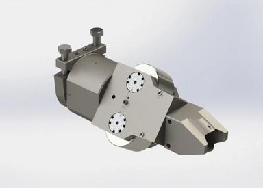 Roller twist guide for long rolling mills, ensuring proper material orientation and alignment between mill stands for quality output.