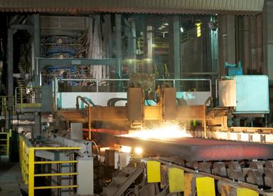 Continuous caster at Acroni, d.o.o. in Jesenice, Slovenia. The caster was modernized by Primetals Technologies and now also produces X120 Mn12 grades.