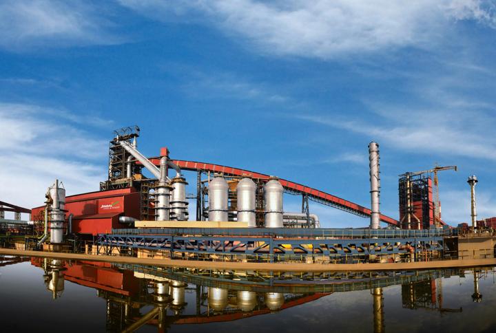 Blast furnace No. 1, supplied by Primetals Technologies, at Jindal Steel and Power, Angul, India.