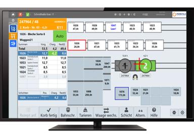 Screenshot of Scrap Yard Supervisor software