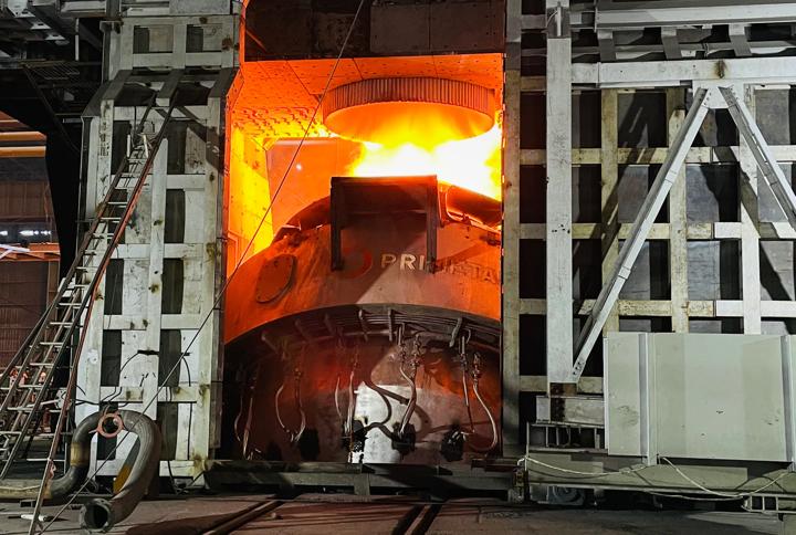Primetals Technologies has implemented a new AOD converter meltshop and continuous caster at Jindal Stainless in India. 
