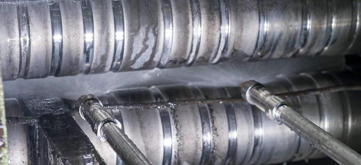 DynaJet Flex pulse-width cooling system from Primetals Technologies mounted in bender zone