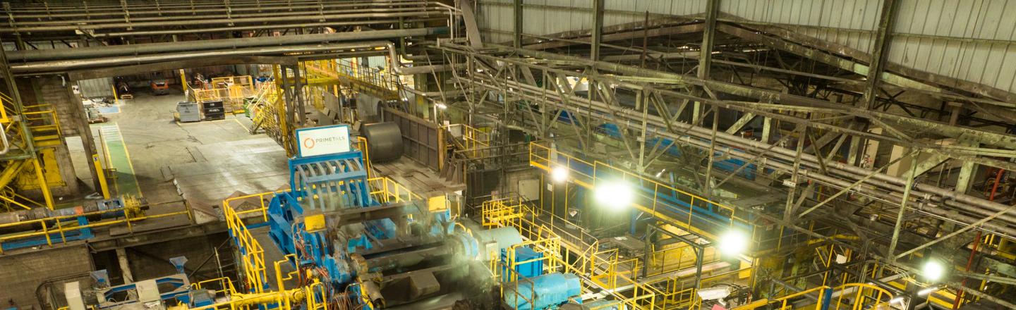hot strip mill downcoiler area