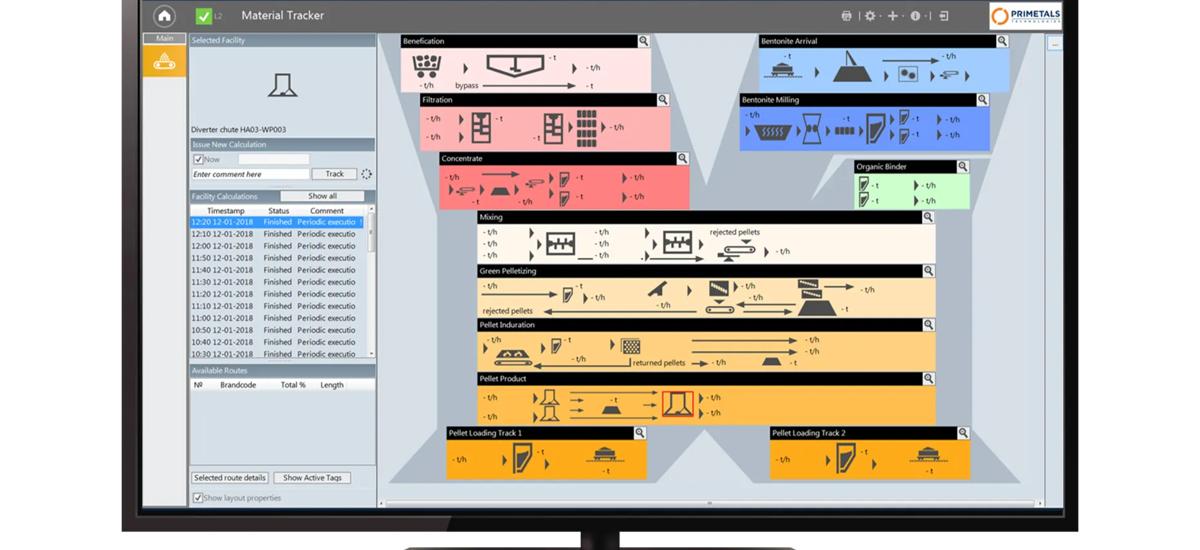 Screenshot of the VAiron Sinter Optimizer software