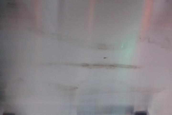 Bottom surface markings on aluminum hot strip. 