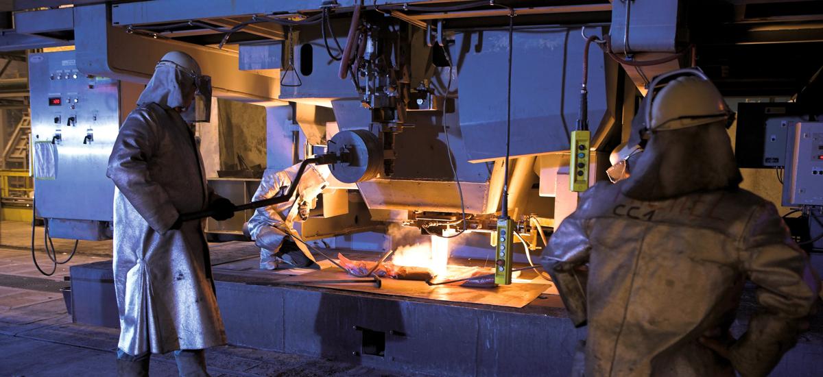Stainless steel start of casting