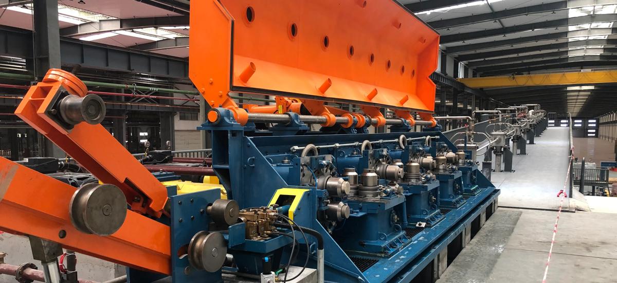 Copper rod mill from Primetals Technologies.  