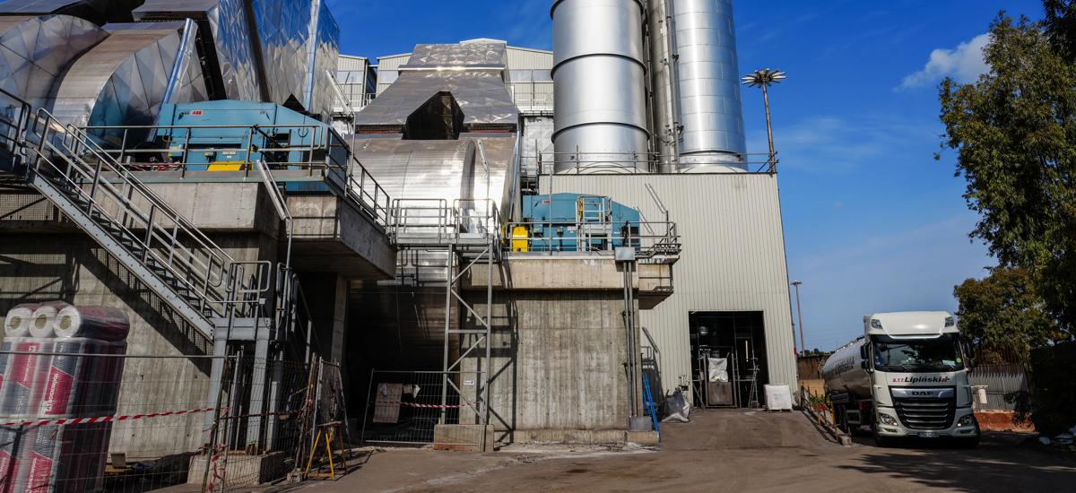 MEROS plant at Acciaierie d'Italia: clean gas duct after filter
