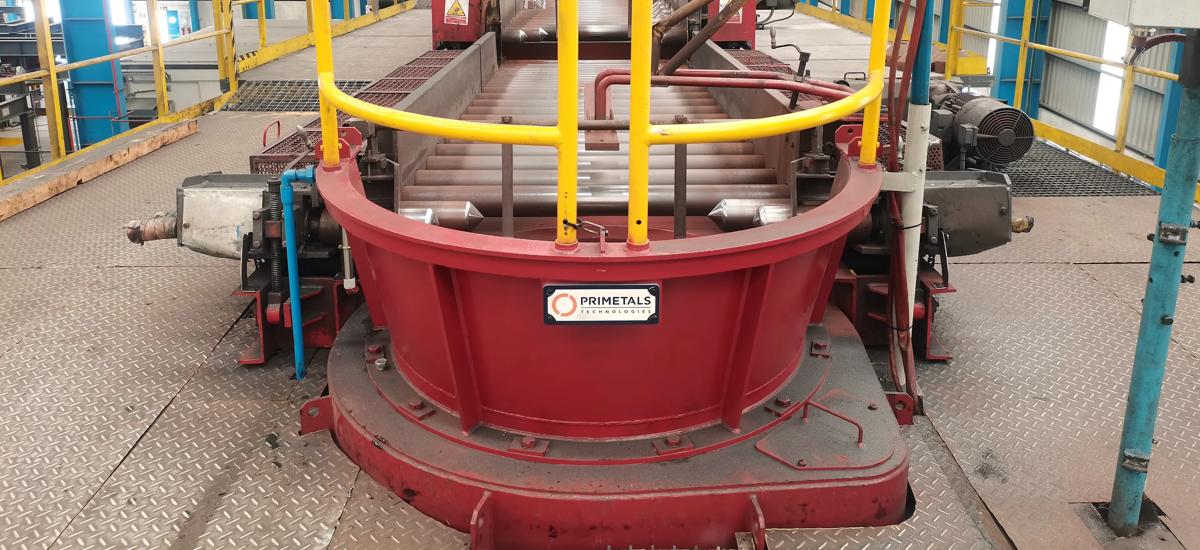 Newly installed Reform Tub at Celsa France’s wire rod mill