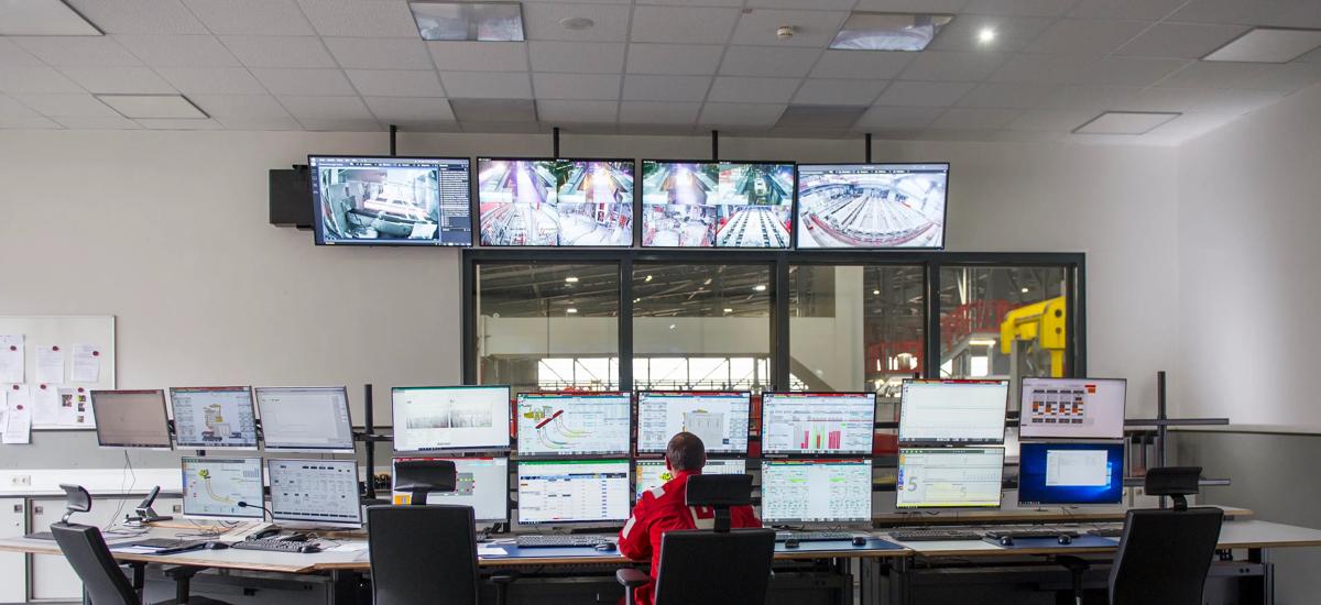 Continuous Casting Main control room