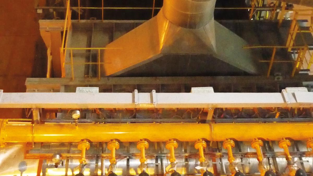 Hood of a Waste Gas Recirculation system