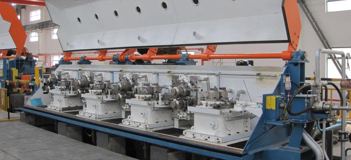 An SCR-7000 copper rod mill.