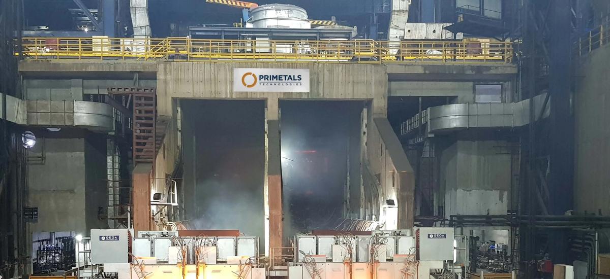 JSW Steel’s two new slab casters from Primetals Technologies at the Dolvi steel plant.
