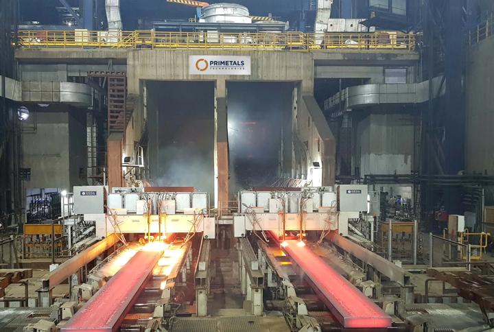 JSW Steel’s two new slab casters from Primetals Technologies at the Dolvi steel plant.  