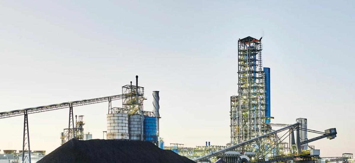 Midrex HBI plant at voestalpine Texas LLC.