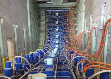 Continuous casting bow