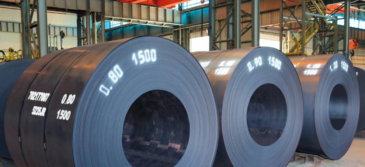 This ESP-made strip is 0.8 millimeters thin and of a quality comparable to cold-rolled material