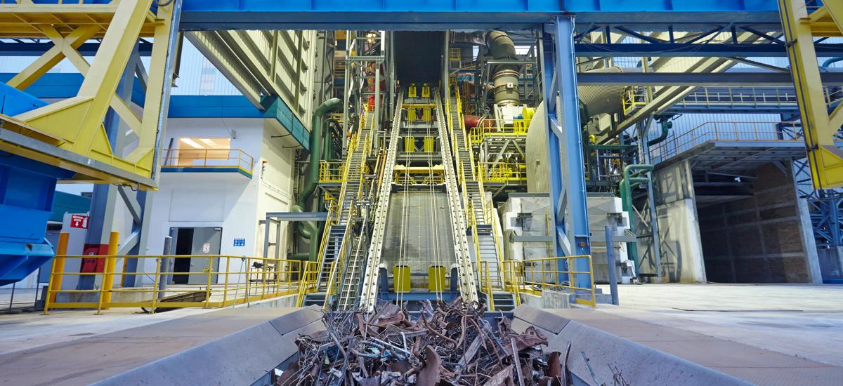 EAF Quantum scrap charging ramp