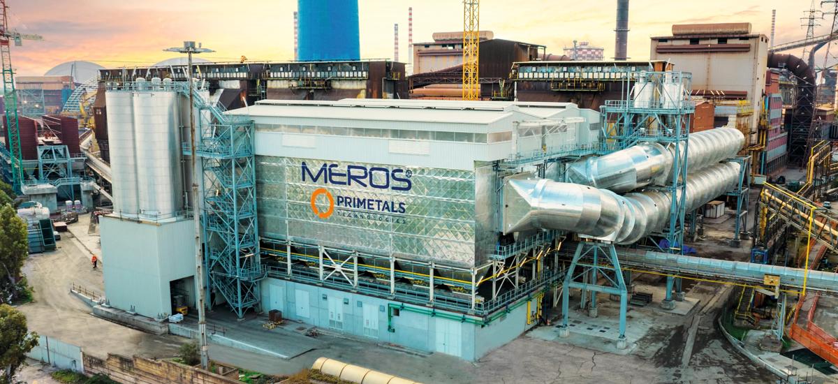 MEROS plant at Acciaierie d'Italia in Taranto in Italy