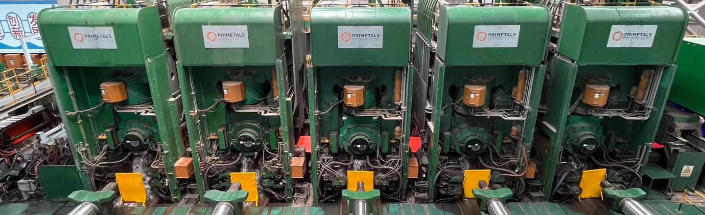 Finishing Mill area of the Endless Strip Production line