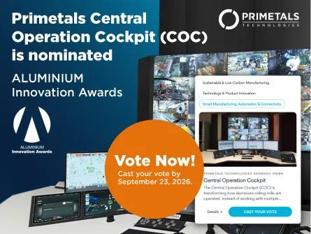 Picture of the COC with award annoucement text and vote button